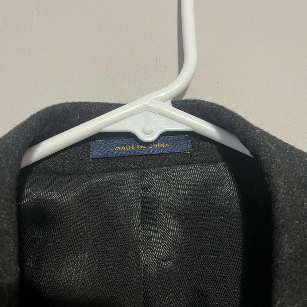 Club Room Blazer Sport Coat Jacket‎ Mens 40R Black Wool Silk Cashmere 2 Button